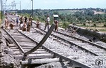 Hier sorgte ein gezielter Partisanenanschlag für die Unterbrechung des Eisenbahnbetriebs bei Rioveggio. (08.1944) <i>Foto: Walter Hollnagel</i>
