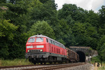225 023 mit 50981 nach Brilon Egger am Freienohler Tunnel. (30.07.2013) <i>Foto: Joachim Schmidt</i>