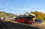 Pause des Sonderzuges im Bahnhof Bacharach. (19.10.2013) <i>Foto: Joachim Bügel</i>