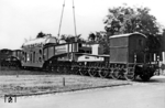 20achsiger Transformatorwagen in Diensten für das Bayernwerk. (1957) <i>Foto: BD Regensburg (Zeitler)</i>