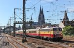E 10 1309 mit dem AKE-Sonderzug DPE 57 nach Cochem in Köln-Hansaring. (23.06.2016) <i>Foto: Joachim Bügel</i>