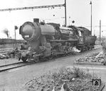 CSD 555.019 wurde von Skoda-Werke in Pilsen gebaut und im Februar 1944 bei der RBD Oppeln als 52 7456 in Dienst gestellt. Aufgenommen wurde sie in ihrer Heimatdienststelle Ostrava (Mährisch Ostrau). Ende 1971 wurde sie ausgemustert. (14.05.1970) <i>Foto: Joachim Claus</i>