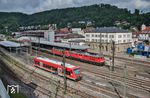 232 093 mit KT 46286 (Schaffhausen – Neuss) in Horb am Neckar. (24.08.2017) <i>Foto: Joachim Schmidt</i>