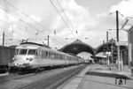 Der nagelneue SNCF-Triebwagen T 2026 (Ateliers du Nord de la France (ANF), Indienststellung am 18.10.1973) in Strasbourg.  (22.10.1973) <i>Foto: Joachim Claus</i>