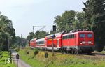 115 261 mit dem bunt gemischten PbZ 2470 nach Dortmund bei Solingen. (29.08.2018) <i>Foto: Joachim Bügel</i>