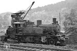 Die pr. T 9.3 (Baureihe 91) war eine sehr erfolgreiche Tenderlokomotive, die in insgesamt 2060 Exemplaren gebaut und fast 70 Jahre im Einsatz war. Hier restauriert 91 456 im Lokbahnhof Freital-Potschappel.  (23.06.1966) <i>Foto: Will A. Reed</i>