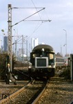 323 093-5 bei Rangierarbeiten in Frankfurt Hgbf. (04.03.1987) <i>Foto: A. Wagner</i>