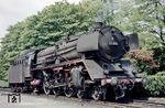 Die "Borsig 12000" im Bw Köln-Deutzerfeld. Sie befindet sich heute im Bestand des Eisenbahnmuseums Bochum-Dahlhausen. (21.05.1967) <i>Foto: Klaus D. Holzborn</i>
