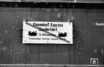 Zuglaufschild des BDEF-Sonderzuges nach Warstein. (17.05.1969) <i>Foto: Helmut Röth</i>