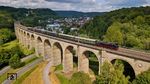 Zur Veranstaltung "Vivat Viadukt" verkehrte 78 468 mit einem Sonderzug aus Rheine über das bekannte Viadukt in Altenbeken. (07.07.2019) <i>Foto: Michael Hubrich</i>