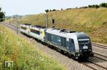 Siemens PCW 7 überführt zwei belgische E-Loks zum Versuchszentrum nach Wildenrath bei Vierkirchen nördlich von München. (03.08.2013) <i>Foto: Stefan von Lossow</i>